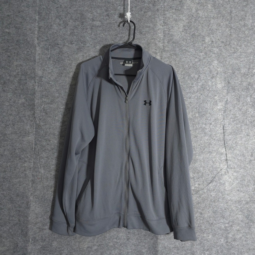 Under Armour Jacket Mens L Full Zip Lightweight Training Athletic Performances